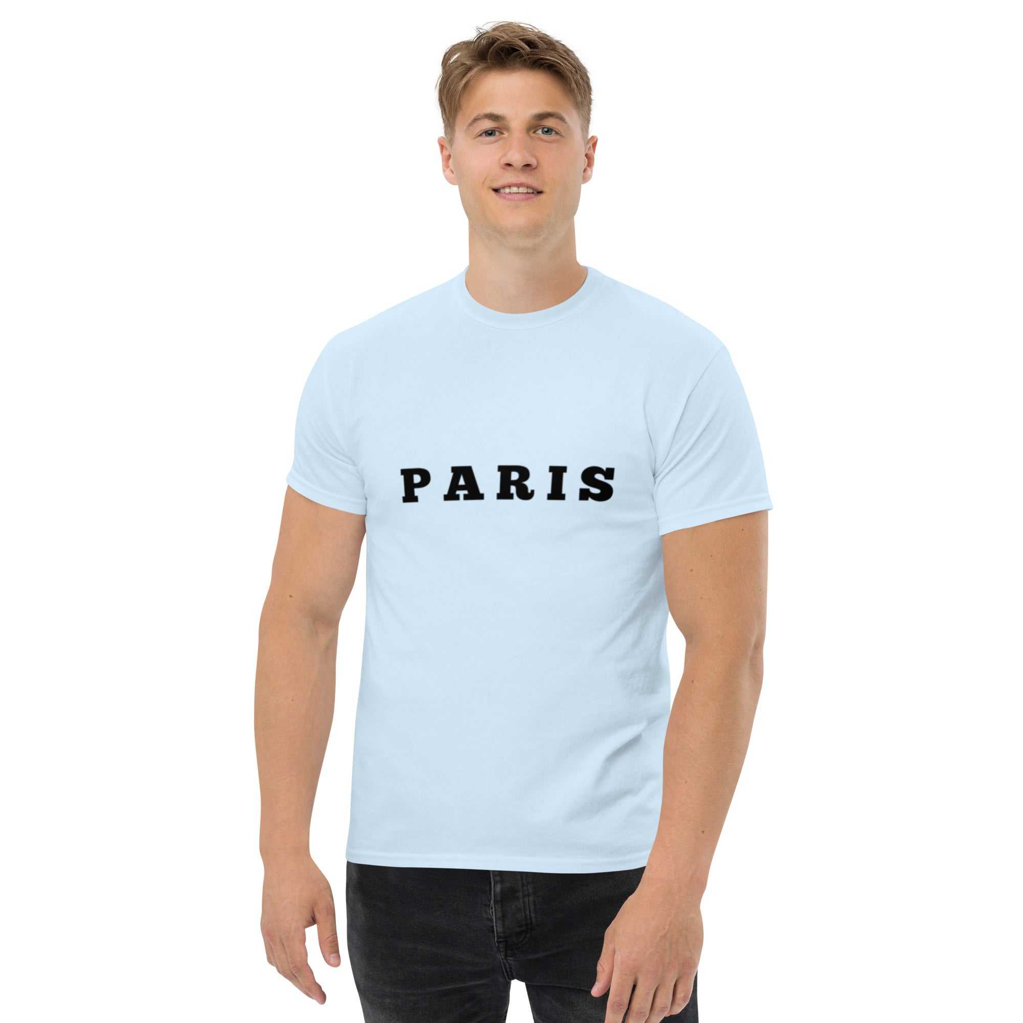 Paris Klassisches Unisex T-ShirtDas klassische Unisex-T-Shirt aus 100 % Baumwolle sorgt für eine gerade Linie. Es sitzt schön, behält klare Linien an den Kanten und passt perfekt zu mehrschichtigenParis Klassisches Unisex