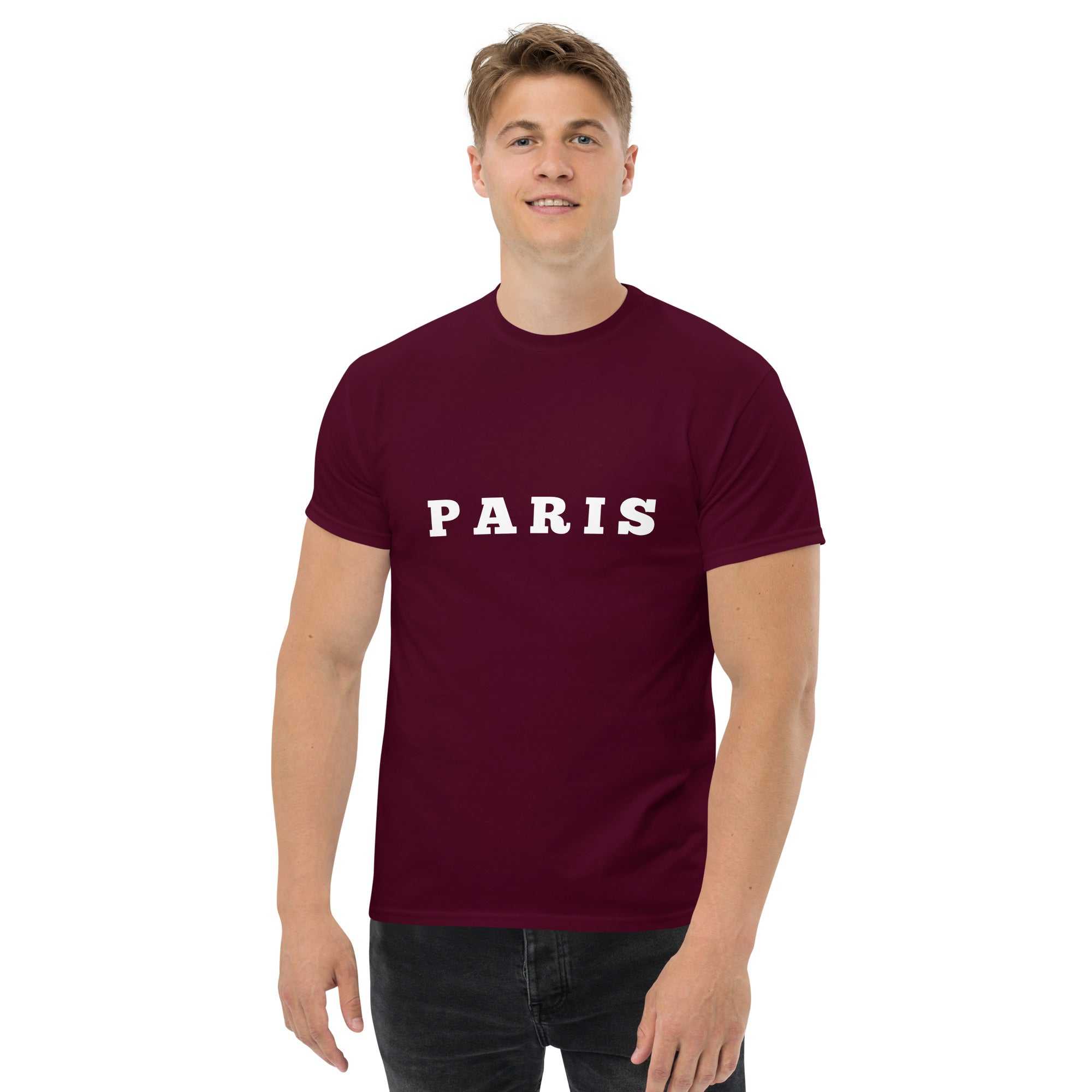 Paris Klassisches Unisex T-ShirtDas klassische Unisex-T-Shirt aus 100 % Baumwolle sorgt für eine gerade Linie. Es sitzt schön, behält klare Linien an den Kanten und passt perfekt zu mehrschichtigenParis Klassisches Unisex