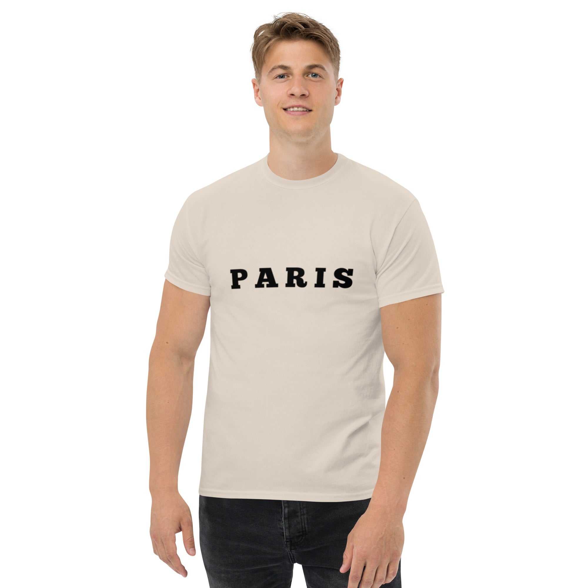 Paris Klassisches Unisex T-ShirtDas klassische Unisex-T-Shirt aus 100 % Baumwolle sorgt für eine gerade Linie. Es sitzt schön, behält klare Linien an den Kanten und passt perfekt zu mehrschichtigenParis Klassisches Unisex