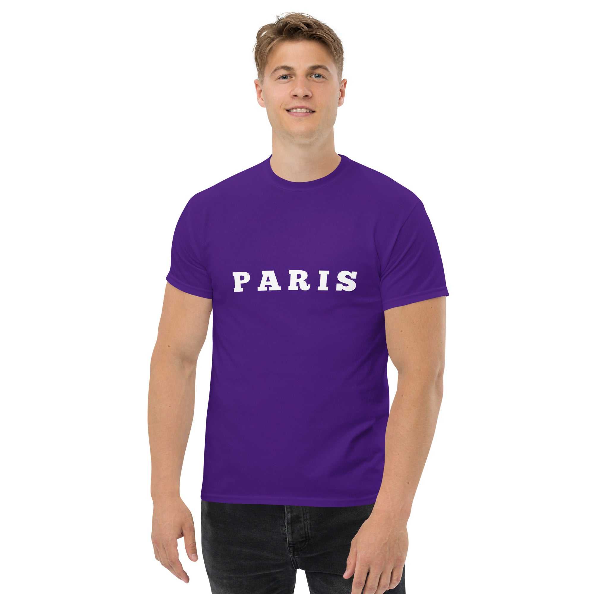 Paris Klassisches Unisex T-ShirtDas klassische Unisex-T-Shirt aus 100 % Baumwolle sorgt für eine gerade Linie. Es sitzt schön, behält klare Linien an den Kanten und passt perfekt zu mehrschichtigenParis Klassisches Unisex