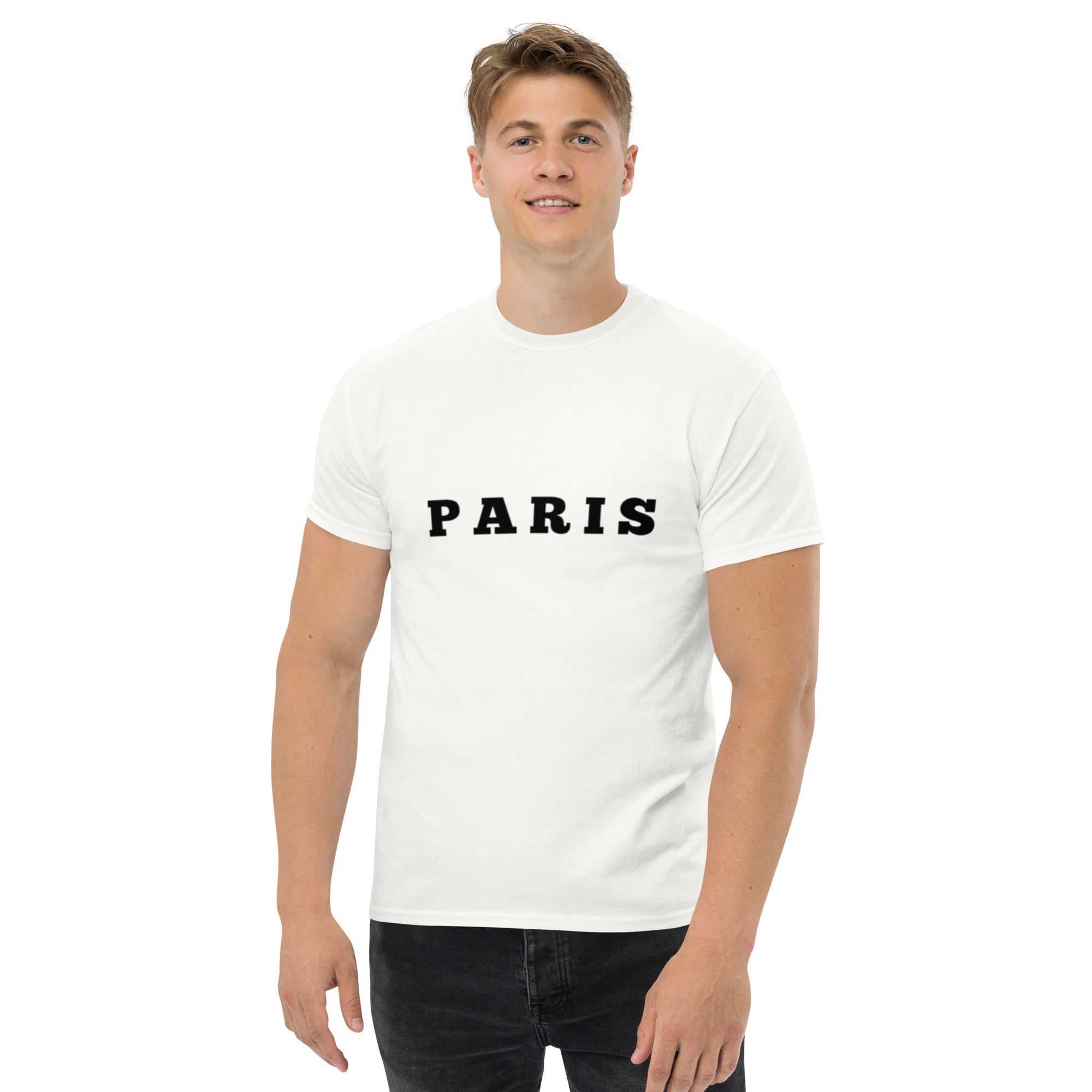 Paris Klassisches Unisex T-ShirtDas klassische Unisex-T-Shirt aus 100 % Baumwolle sorgt für eine gerade Linie. Es sitzt schön, behält klare Linien an den Kanten und passt perfekt zu mehrschichtigenParis Klassisches Unisex