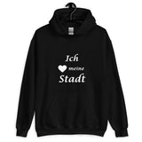 "Ich liebe meine Stadt" kurzes Zitat Unisex KapuzenpulloverJeder braucht einen gemütlichen Hoodie, in den man sich einkuscheln kann, also entscheide dich für einen, der weich, glatt und stylisch ist. Er ist die perfekte Wahl"Ich liebe meine Stadt" kurzes Zitat Unisex Kapuzenpullover