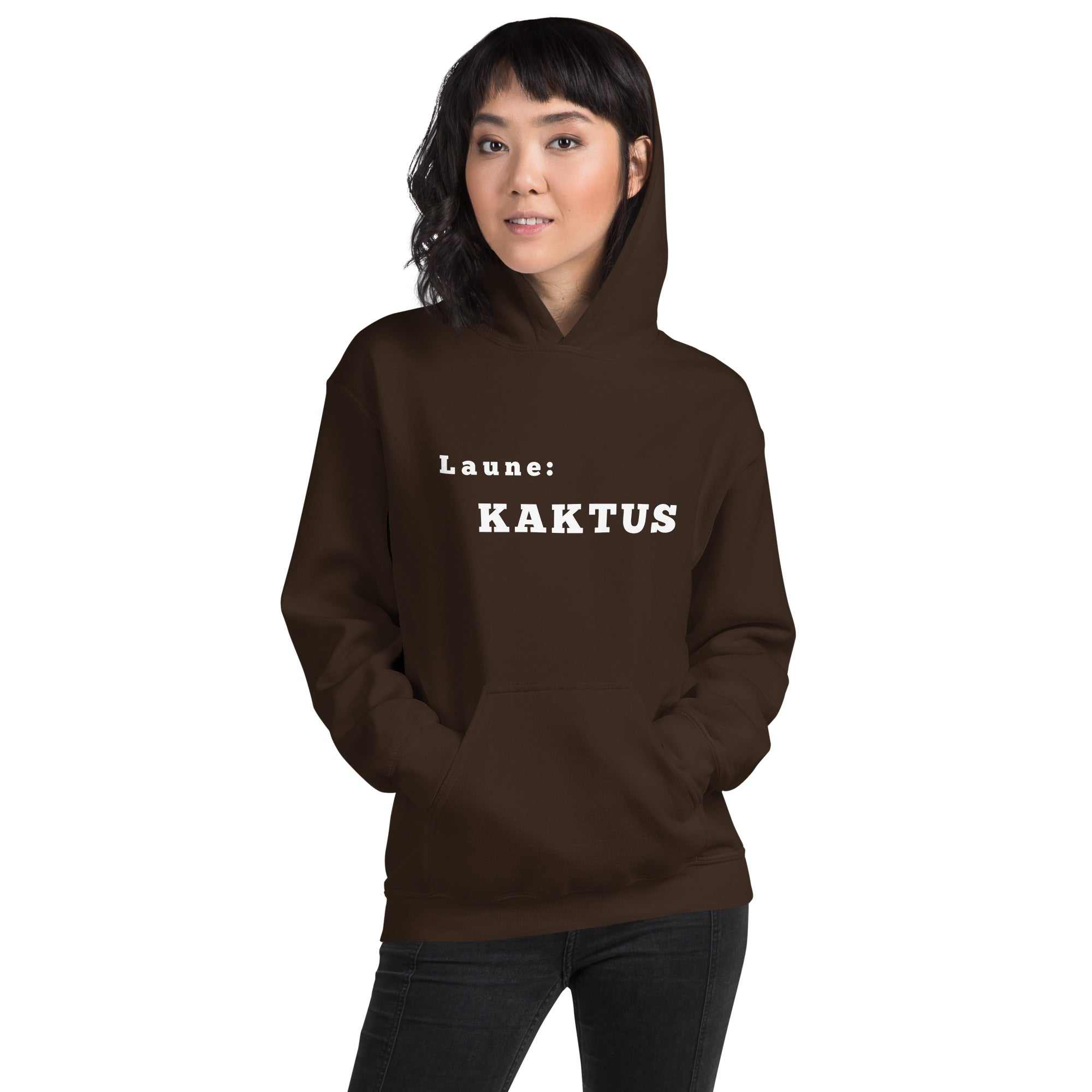 "Laune: Kaktus" kurzes Zitat Unisex KapuzenpulloverJeder braucht einen gemütlichen Hoodie, in den man sich einkuscheln kann, also entscheide dich für einen, der weich, glatt und stylisch ist. Er ist die perfekte WahlKaktus" kurzes Zitat Unisex Kapuzenpullover