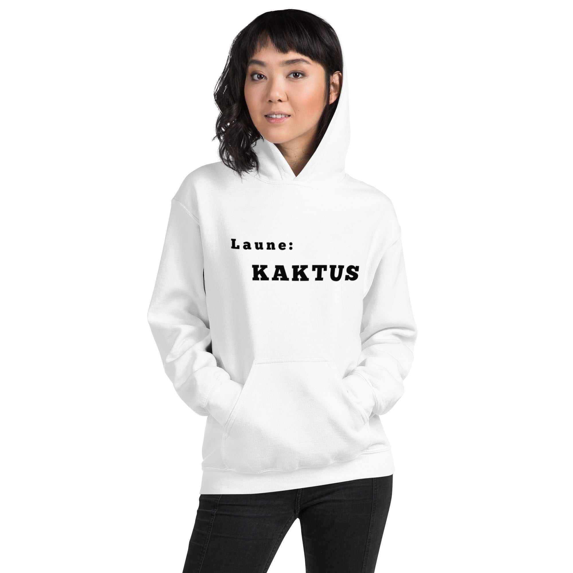 "Laune: Kaktus" kurzes Zitat Unisex KapuzenpulloverJeder braucht einen gemütlichen Hoodie, in den man sich einkuscheln kann, also entscheide dich für einen, der weich, glatt und stylisch ist. Er ist die perfekte WahlKaktus" kurzes Zitat Unisex Kapuzenpullover